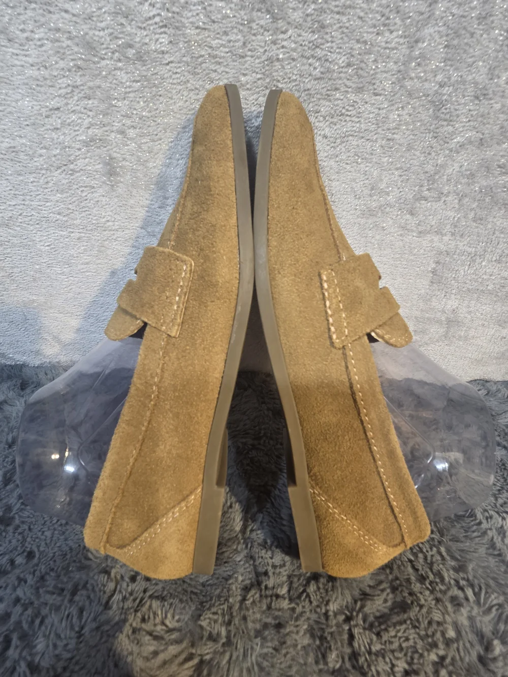 Liz Claiborne Women's Suede Loafers in Tan Brown